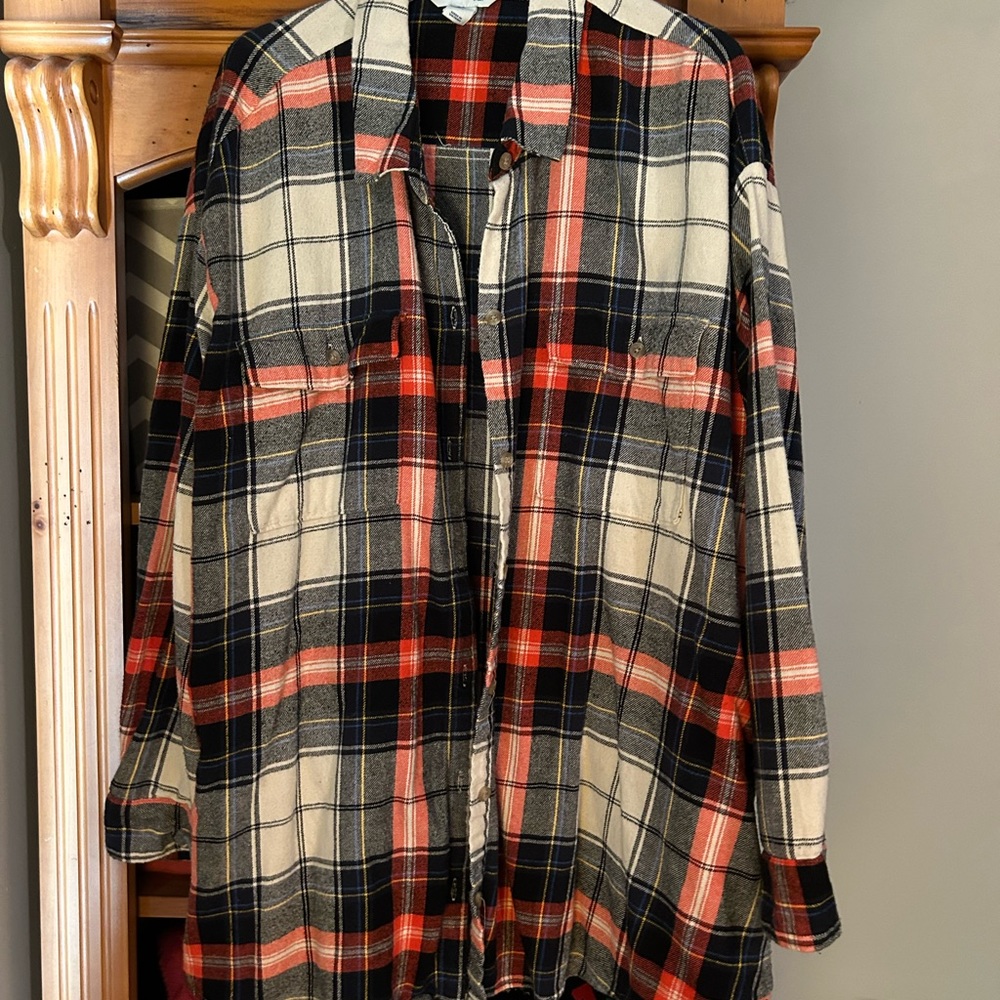 Old navy boyfriend flannel